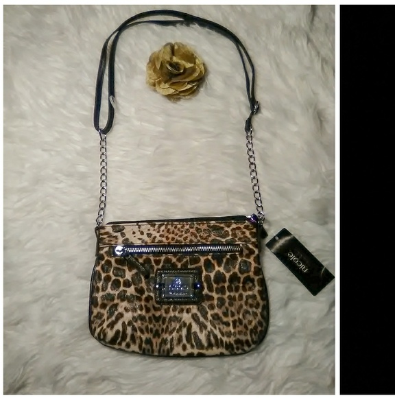 Nicole Miller Handbags - Nicole by Nicole Miller ** Crossbody Leppard